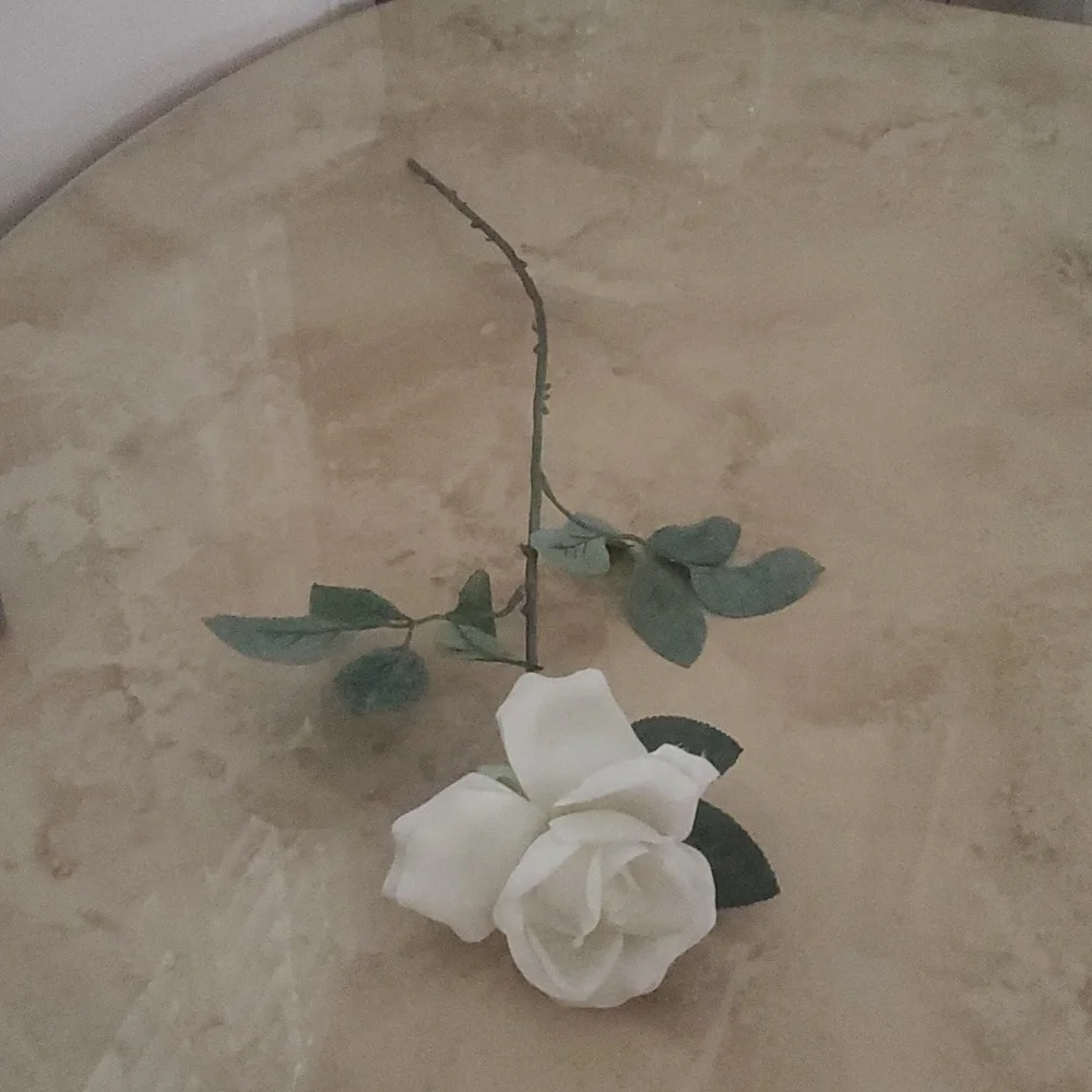 **SALE**Faux White Rose